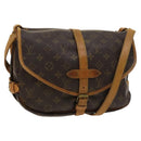 LOUIS VUITTON Monogram Saumur 30 Schoudertas M42256 LV Auth 118837-1