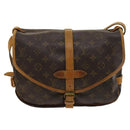 LOUIS VUITTON Monogram Saumur 30 Shoulder Bag M42256 LV Auth 118837-2