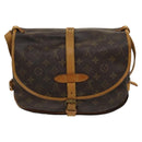LOUIS VUITTON Monogram Saumur 30 Shoulder Bag M42256 LV Auth 118837-3
