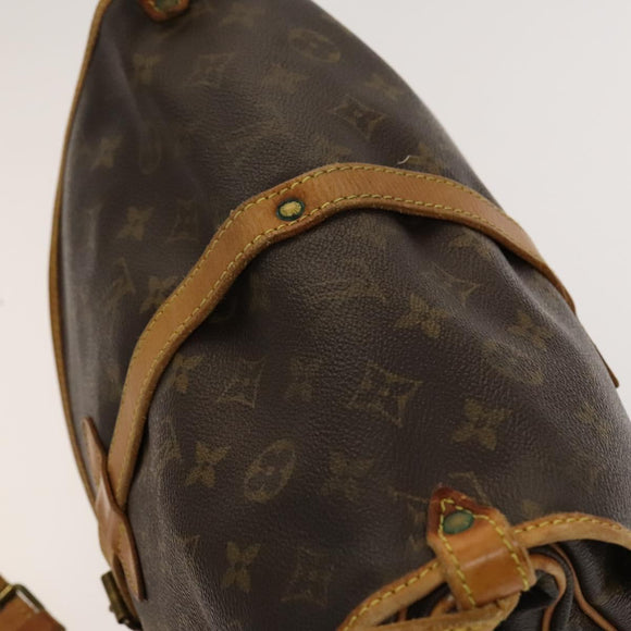 LOUIS VUITTON Monogram Saumur 30 Shoulder Bag M42256 LV Auth 118837