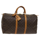 LOUIS VUITTON Monogram Keepall 50 Boston Bag M41426 LV Auth 118838-1