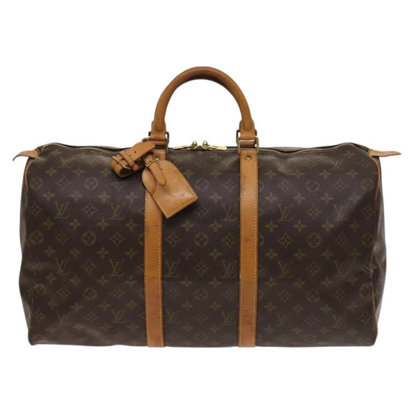 LOUIS VUITTON Monogram Keepall 50 Boston Bag M41426 LV Auth 118838