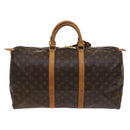 LOUIS VUITTON Monogram Keepall 50 Boston Bag M41426 LV Auth 118838-2