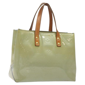 LOUIS VUITTON Monogram Vernis Reade PM Hand Bag Baby Blue LV Auth 118839