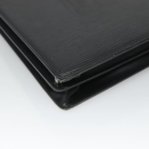 LOUIS VUITTON Epi Serviette Conseiller Business Bag Black M54422 LV Auth 118840