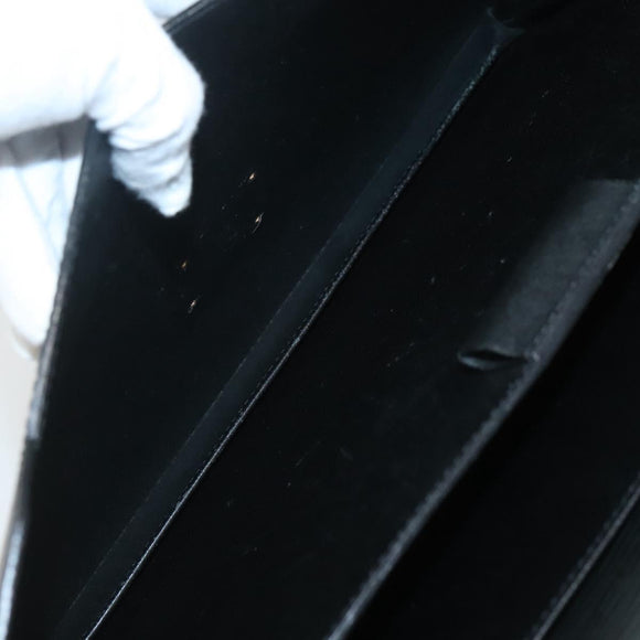 LOUIS VUITTON Epi Serviette Conseiller Business Bag Black M54422 LV Auth 118840