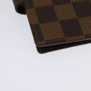 LOUIS VUITTON Damier Ebene Agenda Mini Day Planner Cover R20705 LV Auth 118844-10