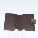 LOUIS VUITTON Damier Ebene Agenda Mini Day Planner Cover R20705 LV Auth 118844-12