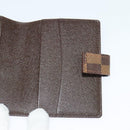 LOUIS VUITTON Damier Ebene Agenda Mini Day Planner Cover R20705 LV Auth 118844-15