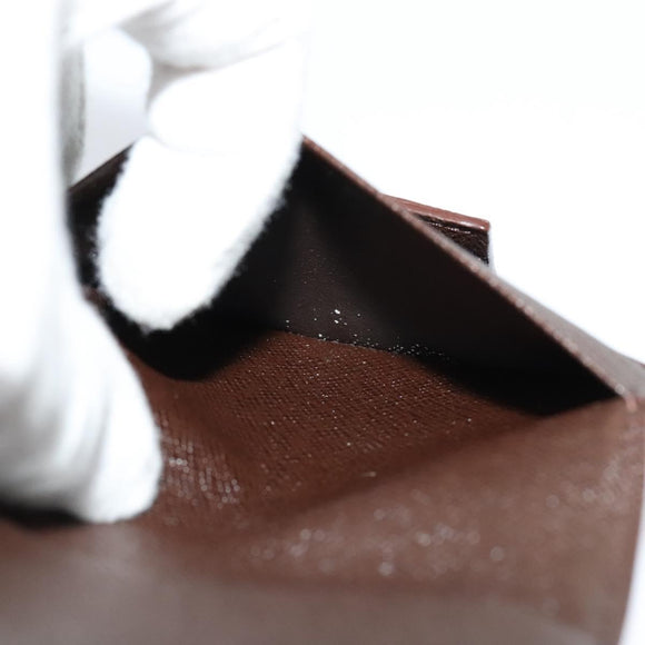 LOUIS VUITTON Damier Ebene Agenda Mini Day Planner Cover R20705 LV Auth 118844