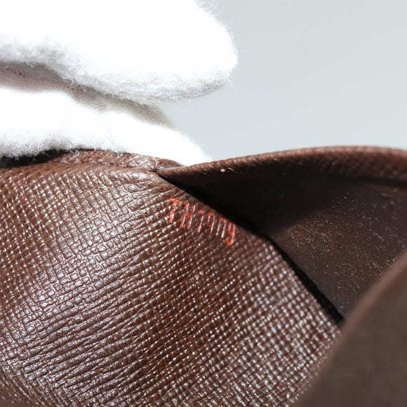 LOUIS VUITTON Damier Ebene Agenda Mini Day Planner Cover R20705 LV Auth 118844