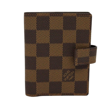 LOUIS VUITTON Damier Ebene Agenda Mini Day Planner Cover R20705 LV Auth 118844 - 0