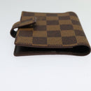 LOUIS VUITTON Damier Ebene Agenda Mini Day Planner Cover R20705 LV Auth 118844-6