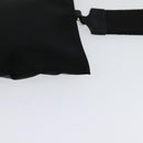 BURBERRY Pouch Nylon Black Silver Auth 118845-16