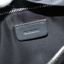 BURBERRY Pouch Nylon Black Silver Auth 118845-13