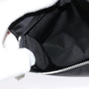 BURBERRY Pouch Nylon Black Silver Auth 118845-16