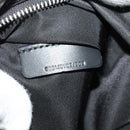 BURBERRY Pouch Nylon Black Silver Auth 118845-18