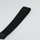 BURBERRY Pouch Nylon Black Silver Auth 118845-7