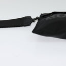 BURBERRY Pouch Nylon Black Silver Auth 118845-9