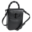 GUCCI Hand Bag Leather 2way Black 702106 Auth 118849M-1