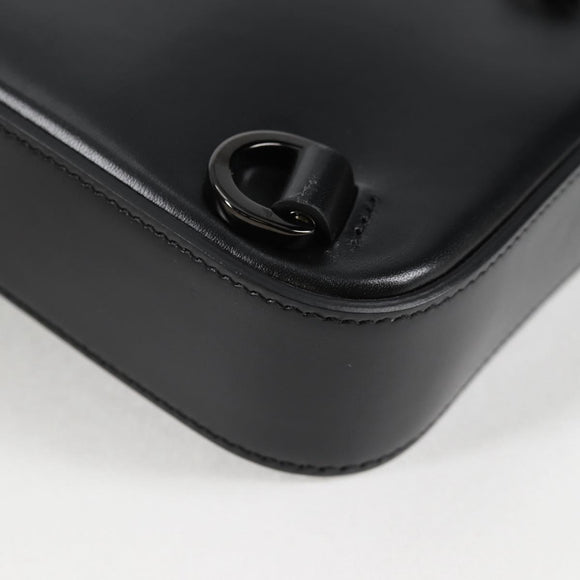 GUCCI Hand Bag Leather 2way Black 702106 Auth 118849M