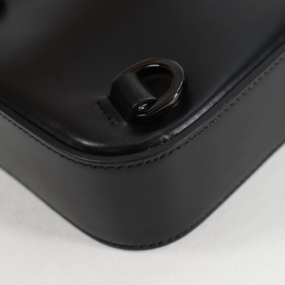 GUCCI Hand Bag Leather 2way Black 702106 Auth 118849M