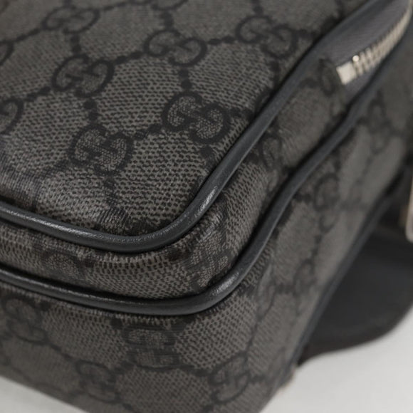 GUCCI Shoulder Bag PVC Gray Silver 752565 Auth 118850M