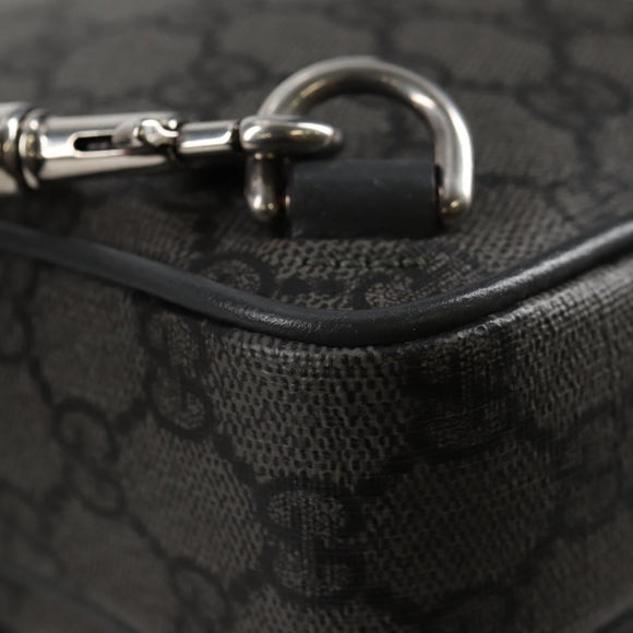 GUCCI Shoulder Bag PVC Gray Silver 752565 Auth 118850M