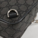 GUCCI Shoulder Bag PVC Gray Silver 752565 Auth 118850M-14