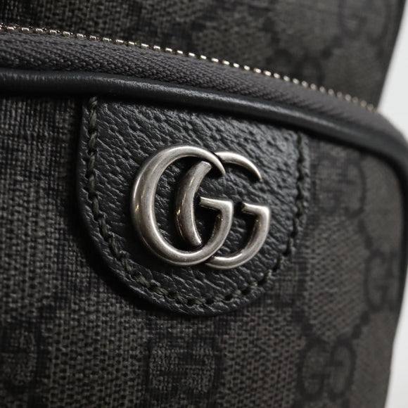 GUCCI Shoulder Bag PVC Gray Silver 752565 Auth 118850M