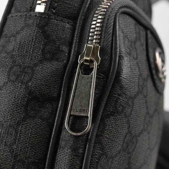 GUCCI Shoulder Bag PVC Gray Silver 752565 Auth 118850M