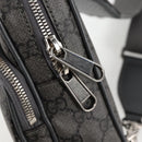 GUCCI Shoulder Bag PVC Gray Silver 752565 Auth 118850M-18