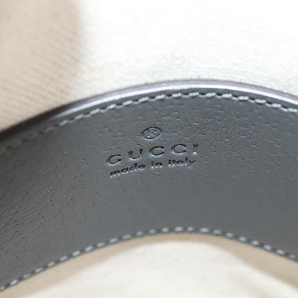 GUCCI Shoulder Bag PVC Gray Silver 752565 Auth 118850M