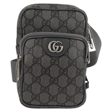 GUCCI Shoulder Bag PVC Gray Silver 752565 Auth 118850M - 0