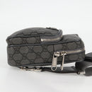 GUCCI Shoulder Bag PVC Gray Silver 752565 Auth 118850M-5