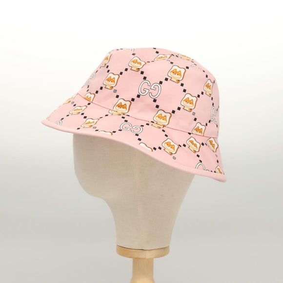 GUCCI Cap Canvas S Pink 727563 Auth 118856M
