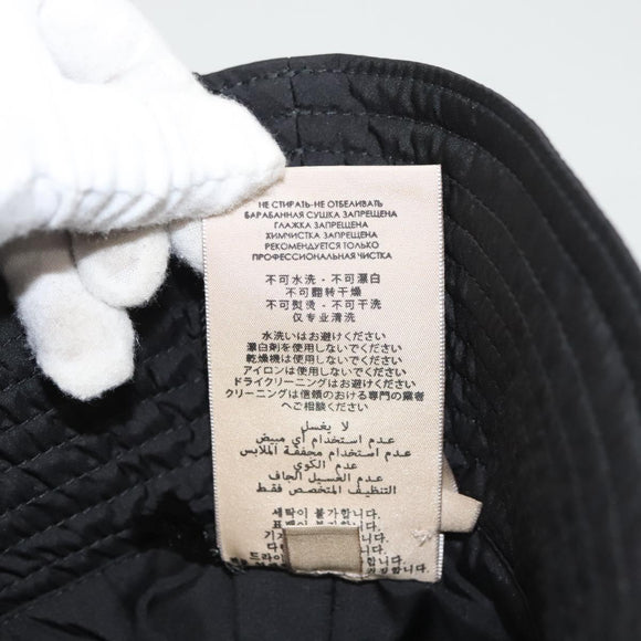 GUCCI Cap Nylon L Schwarz 729470 Auth 118857M