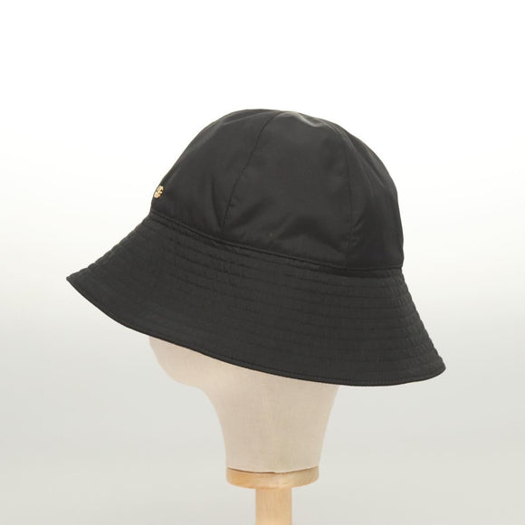 GUCCI Cap Nylon L Black 729470 Auth 118857M