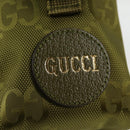 GUCCI GG Canvas Shoulder Bag Green 696018 Auth 118861M-18