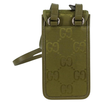 GUCCI GG Canvas Shoulder Bag Green 696018 Auth 118861M - 0