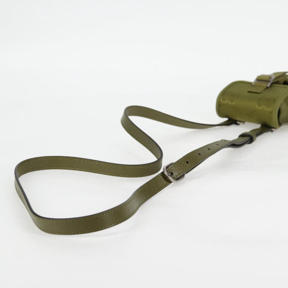 GUCCI GG Canvas Shoulder Bag Green 696018 Auth 118861M