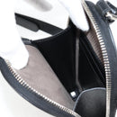 GUCCI GG Supreme Shoulder Bag PVC Black Silver Auth 118863M-21