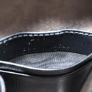 GUCCI GG Supreme Shoulder Bag PVC Black Silver Auth 118863M-20