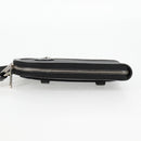 GUCCI GG Supreme Shoulder Bag PVC Black Silver Auth 118863M-3