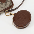 GUCCI GG Supreme Shoulder Bag PVC Beige Gold 700959 Auth 118864M-15