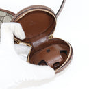 GUCCI GG Supreme Shoulder Bag PVC Beige Gold 700959 Auth 118864M-19