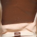 GUCCI GG Supreme Shoulder Bag PVC Beige Gold 700959 Auth 118864M-25