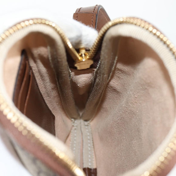 GUCCI GG Supreme Shoulder Bag PVC Beige Gold 700959 Auth 118864M