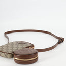 GUCCI GG Supreme Shoulder Bag PVC Beige Gold 700959 Auth 118864M-9