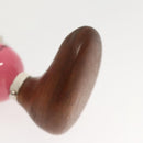 PRADA Key Holder metal Pink Auth 118867M-9